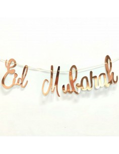 Banderole Eid Mubarak -Rose...