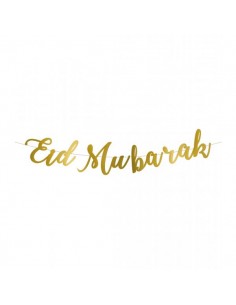 Banderole Eid Mubarak -Gold-