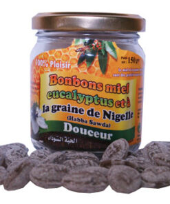 Bonbons nigelle et Miel eucalyptus pot 150g