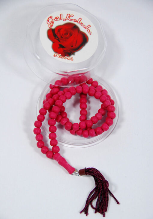 Chapelet Parfumé (Tasbih) 99 perles roses