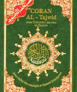 Coran Al-tajwid Arabe/français grand format