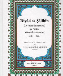 Riyad as-Salihin - Les jardins des vertueux-arabe francais