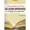 Commentaire du livre les leçons importantes