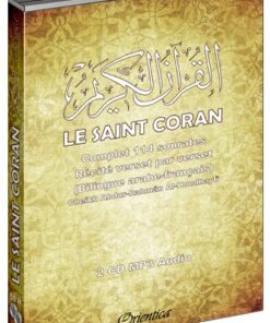 Le Saint Coran Complet Bilingue - 114 sourates - 2 CD MP3