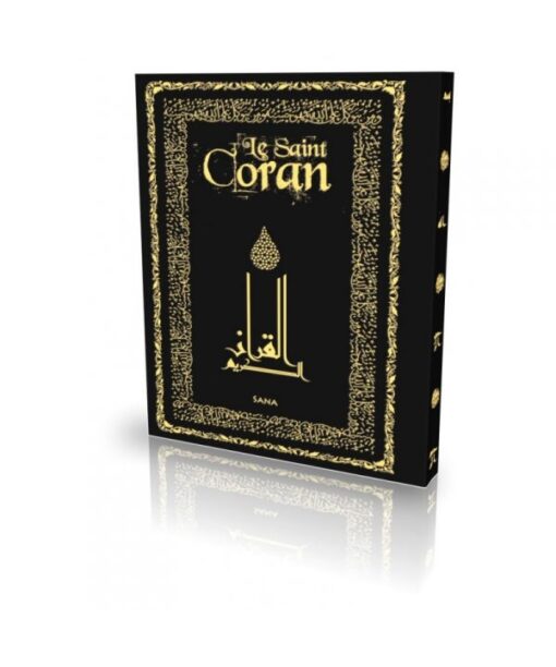 Le Coran - Arabe et Français - Couverture Daim Souple Noir - Edition Sana