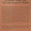 Se laisser duper par l'ici-bas et par le diable - Lyess Chacal