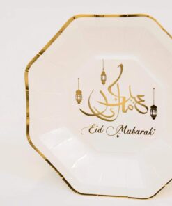 Assiettes Eid Mubarak 23 cm