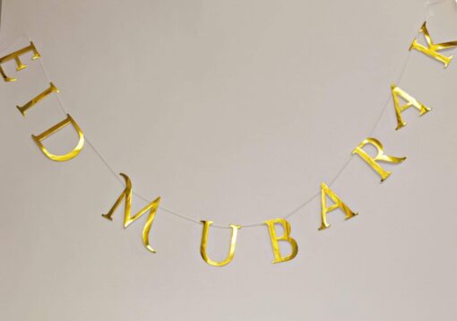 Guirlande Lettres "Eid Mubarak"