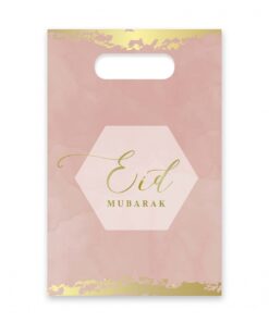 SAC BONBONS (6 pieces) Eid mubarak ROSE