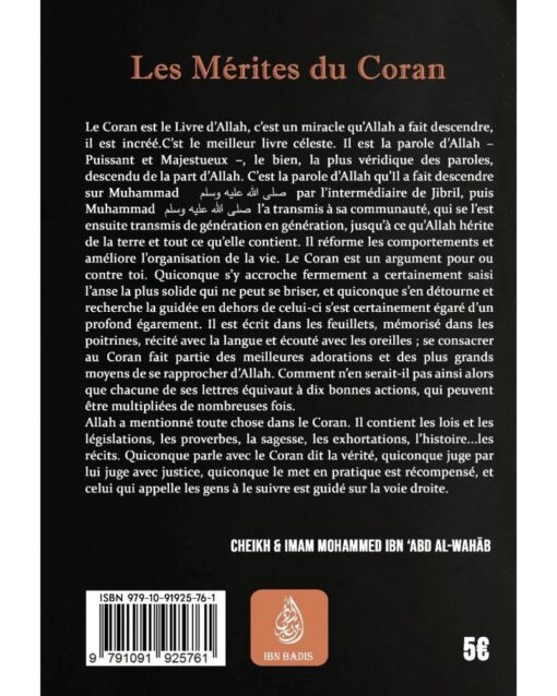 Les Mérites du Coran