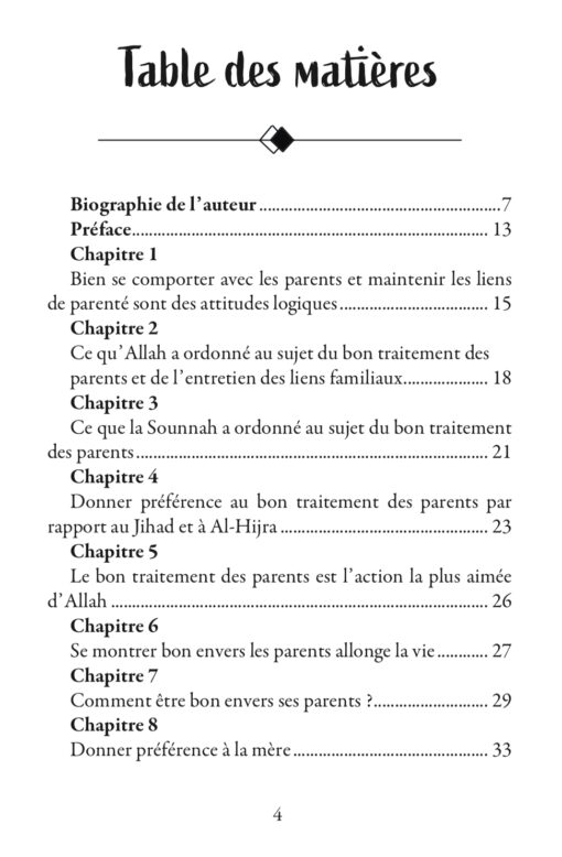 La Piété envers Les Parents