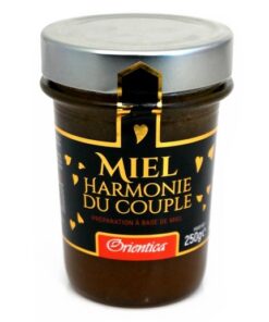 Miel "Harmonie du Couple" (250g) avec ingrédients Bio : Graine de Nigelle (Habba Sawda), Maca, Guarana et Ginseng