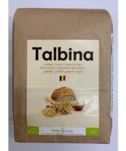 TALBINA BIO – FARINE D’ORGE COMPLÈTE 1KG