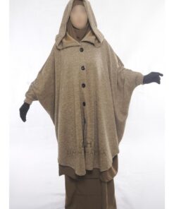 Gilet Hafsa de la collection Umm Hafsa -TAUPE