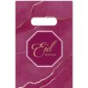 Sachets de bonbons Eid Mubarak Violet 6PCS