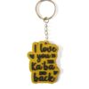 I love you to the kaba and back - porte clés