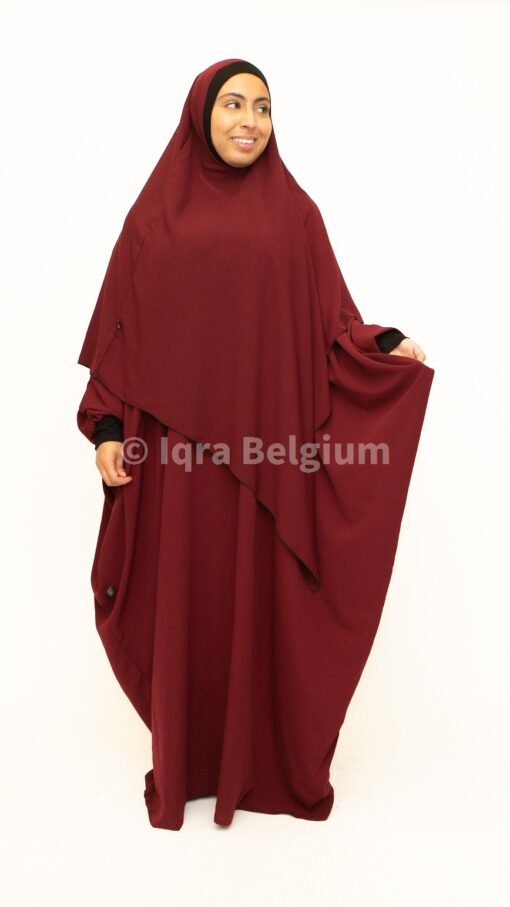 JILBAB ensemble 2 pièces Lycra UMM HAFSA