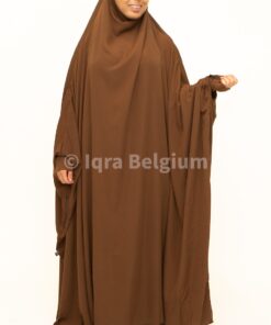 JILBAB 1 pièce à zip UMM HAFSA