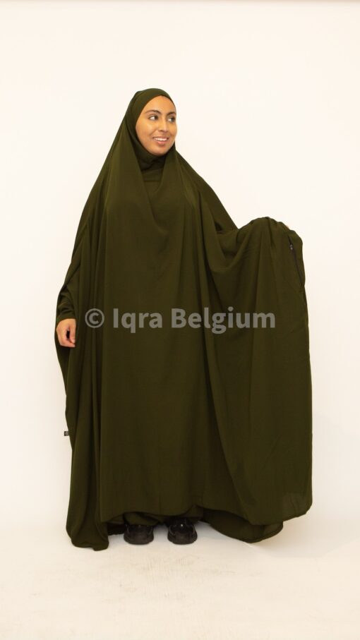 JILBAB 1 pièce à zip UMM HAFSA