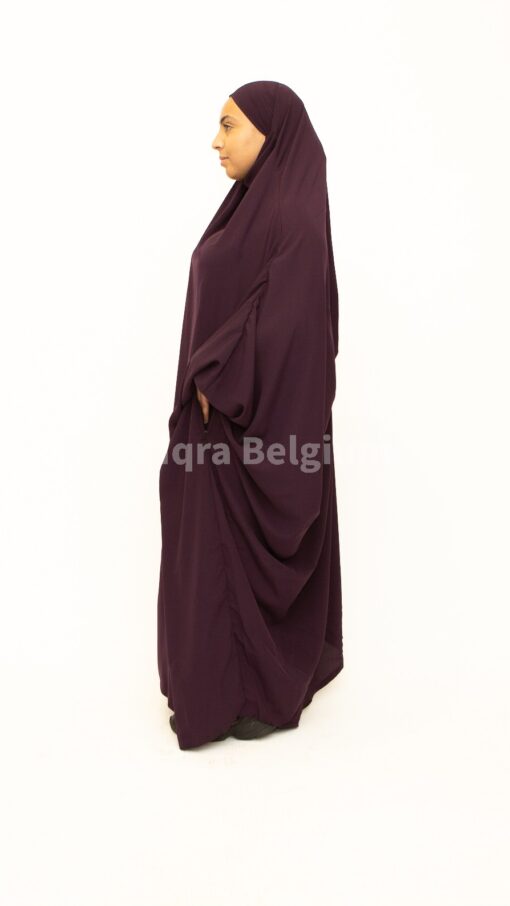 JILBAB 1 pièce à zip UMM HAFSA