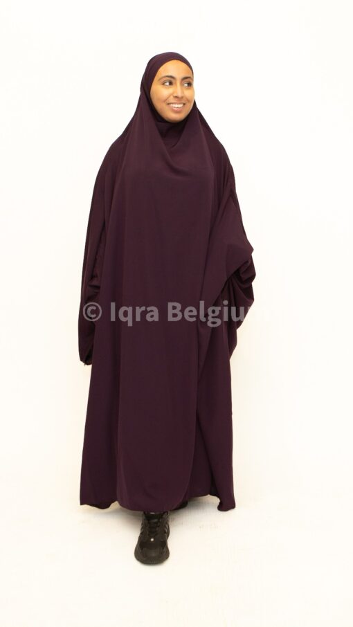 JILBAB 1 pièce à zip UMM HAFSA