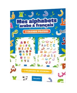 Mes alphabets arabe & français - 2 GRANDS POSTERS-