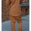 Haut Kameron en Coton Stretch-Camel