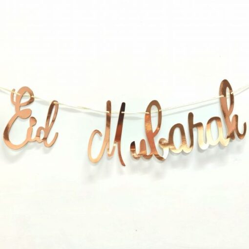 Banderole Eid Mubarak -Rose Gold-