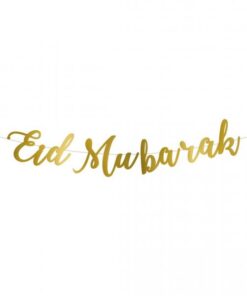 Banderole Eid Mubarak -Gold-