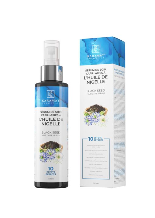 SÉRUM DE SOIN CAPILLAIRES À L'HUILE DE NIGELLE 150 ml - RÉPARATION POUR CHEVEUX SECS & ENDOMMAGÉS