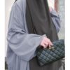 ABAYA HAFSA - BLEU GRIS