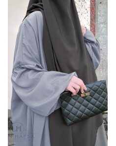 ABAYA HAFSA - BLEU GRIS