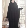 JILBAB SAOUDIEN A CLIPS UMM HAFSA - NOIR