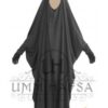 JILBAB SAOUDIEN A CLIPS UMM HAFSA - GRIS