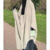 BIG JILBAB SAOUDIEN UMM HAFSA - GRIS OLIVE