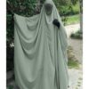 BIG JILBAB SAOUDIEN UMM HAFSA - VERT D'EAU