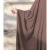 BIG JILBAB SAOUDIEN UMM HAFSA - BRUN CENDRE