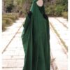 BIG JILBAB SAOUDIEN UMM HAFSA - VERT SAPIN