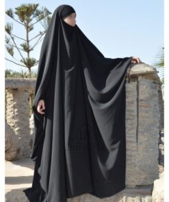 BIG JILBAB SAOUDIEN UMM HAFSA - NOIR