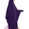 ENSEMBLE ABAYA + KHIMAR EN LYCRA UMM HAFSA - AUBERGINE