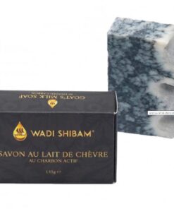 SAVON WADI SHIBAM LAIT DE CHEVRE CHARBON ACTIF