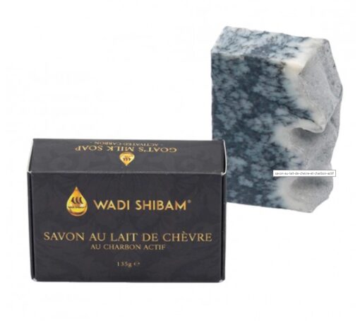 SAVON WADI SHIBAM LAIT DE CHEVRE CHARBON ACTIF