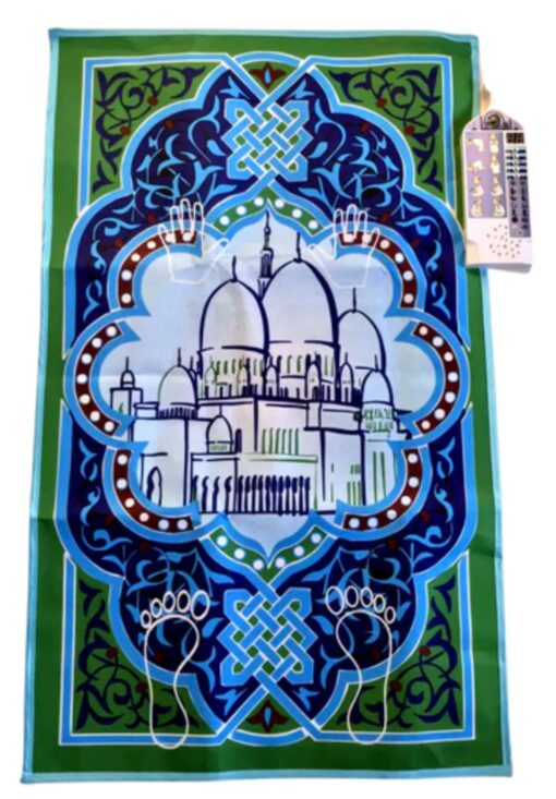 TAPIS DE PRIÈRE INTERACTIF- MY SAJADA-BLEU