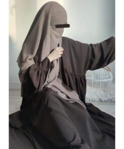 ABAYA HAFSA - MARRON